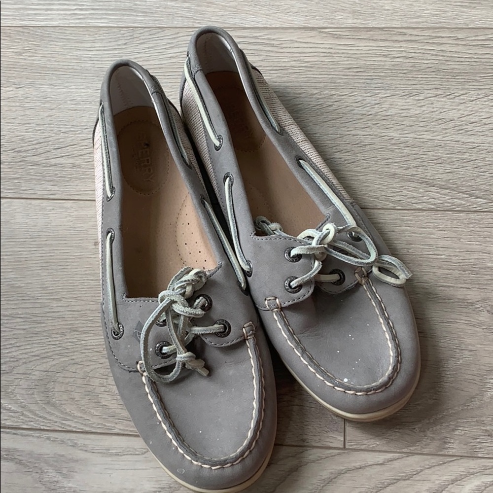 Speedy top siders gray